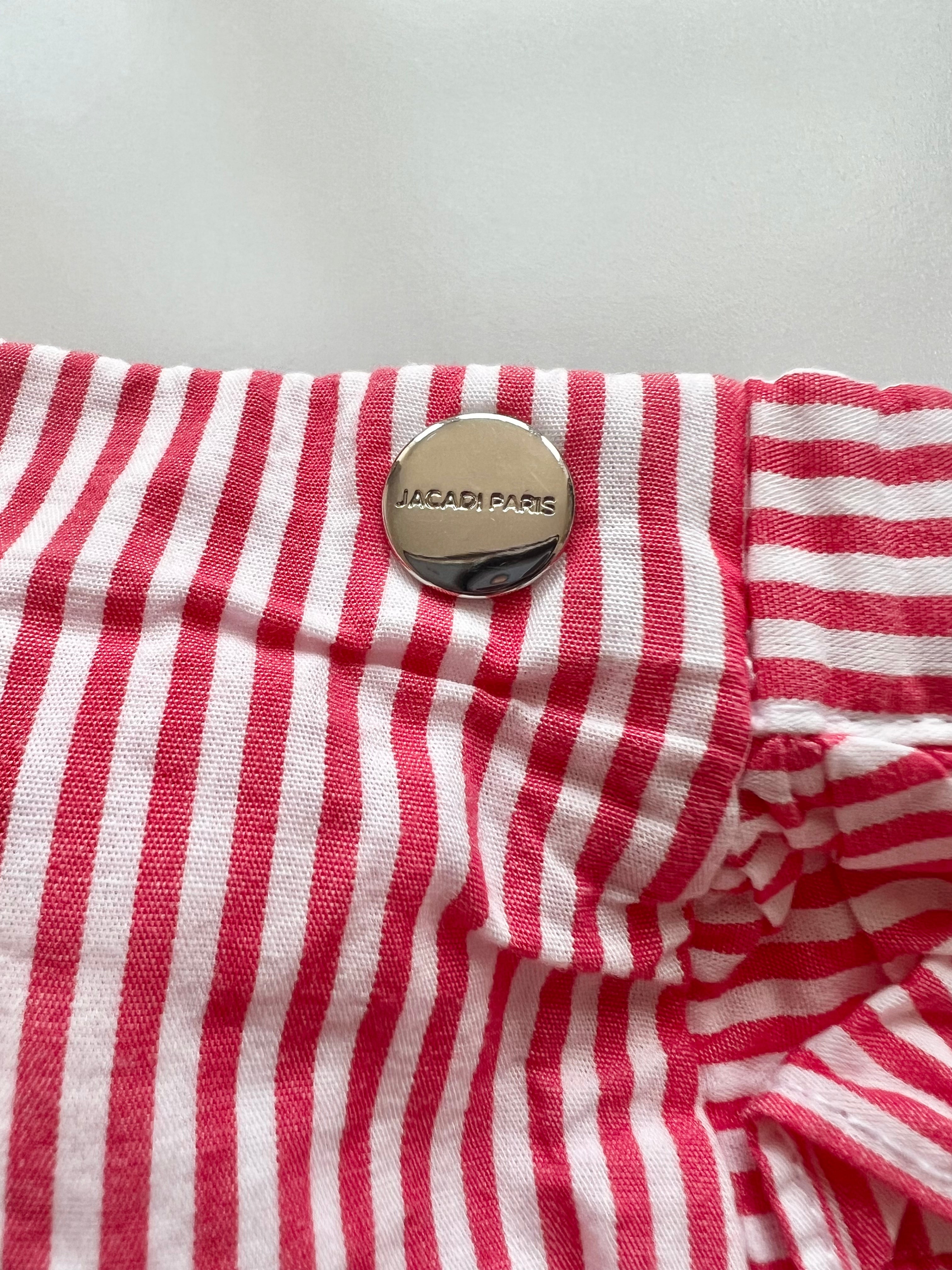 Jacadi Red Striped Bloomers 6 Months