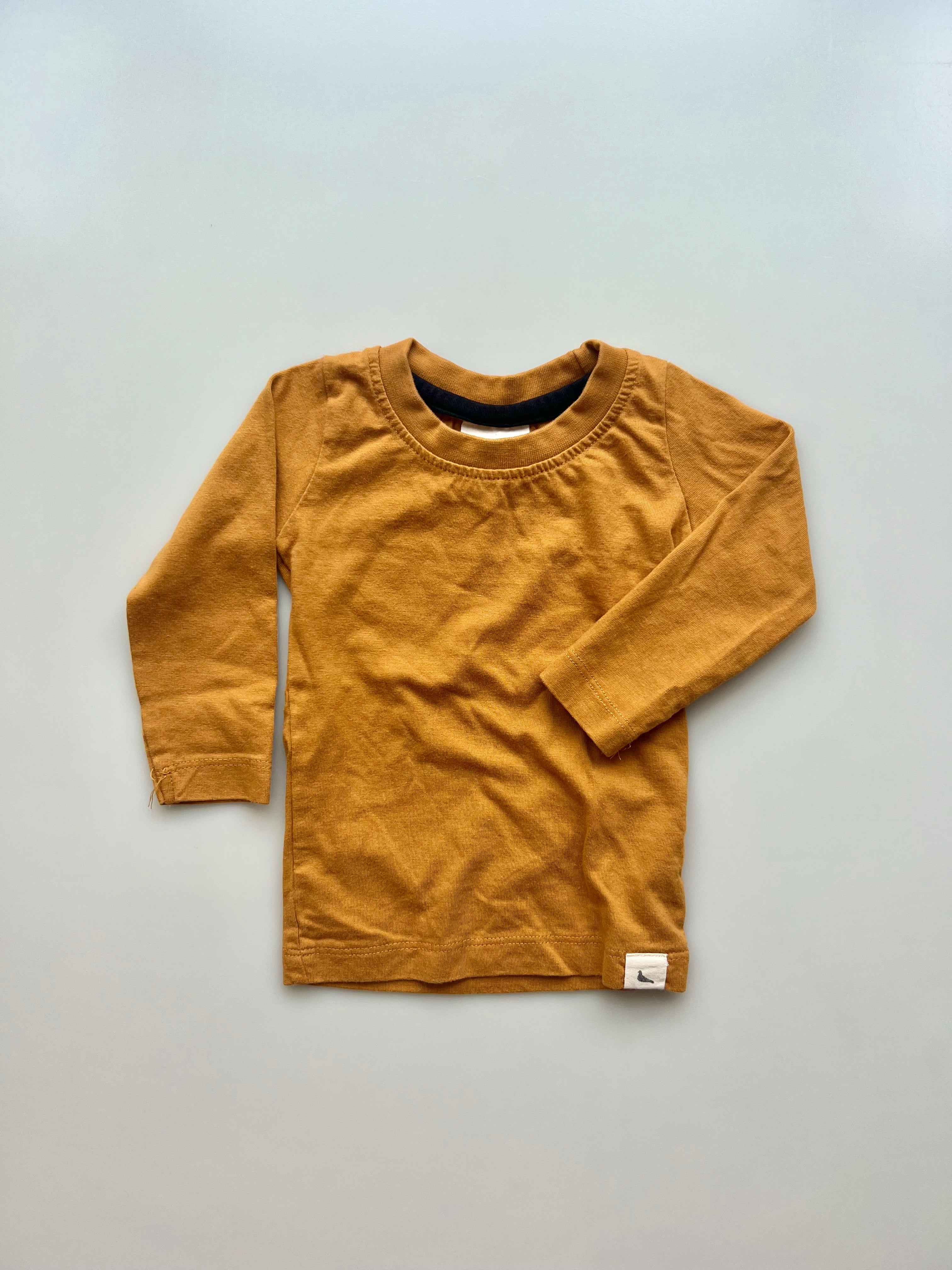 Turtledove Mustard T-Shirt 0-6 Months