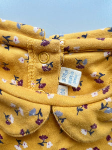 JoJo Manan Bebe Mustard Floral Vest 18-24 Months