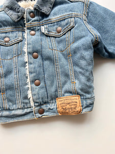Levi's Vintage Fluff Lined Denim Jacket 6 Months