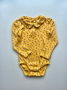 JoJo Manan Bebe Mustard Floral Vest 18-24 Months