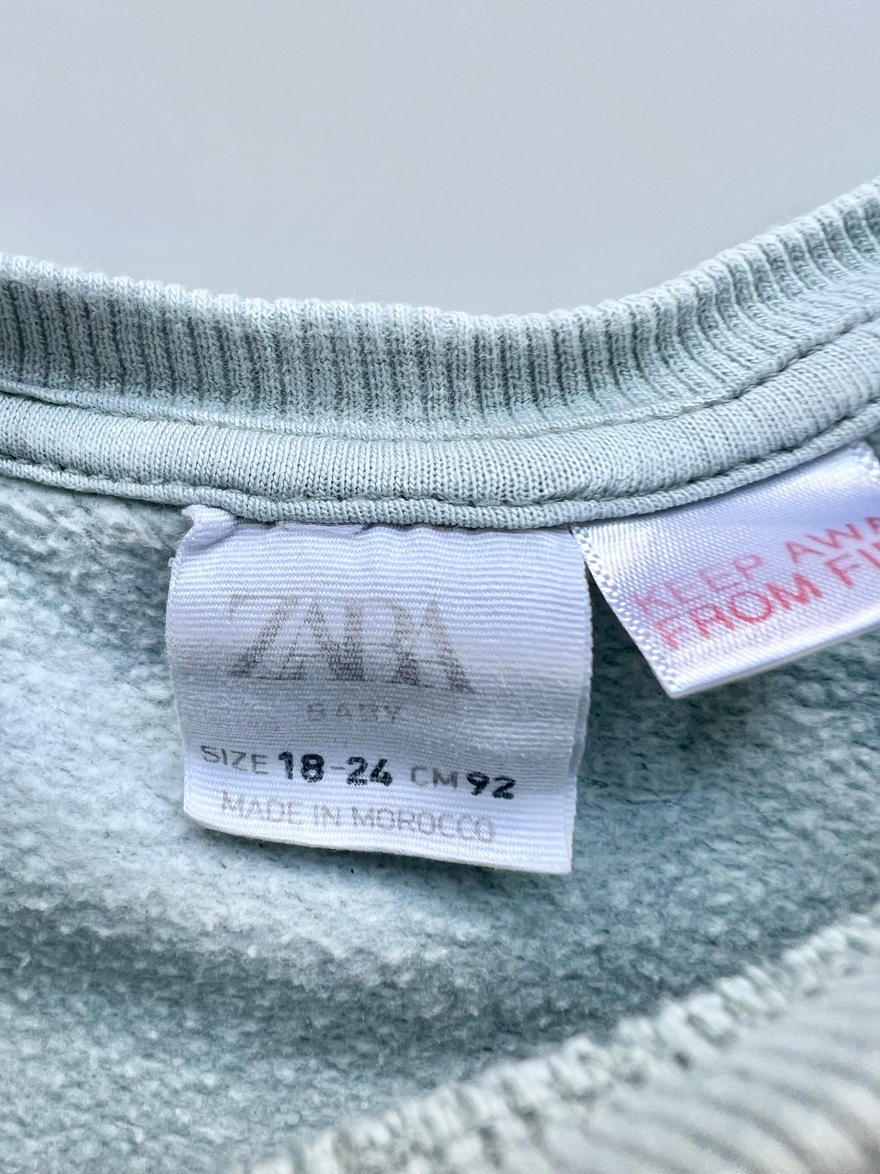 Zara Apple Sweatshirt 18-24 Months