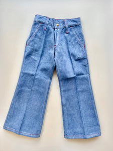 Vintage Cowgirl Brushed Cotton Flares Age 4