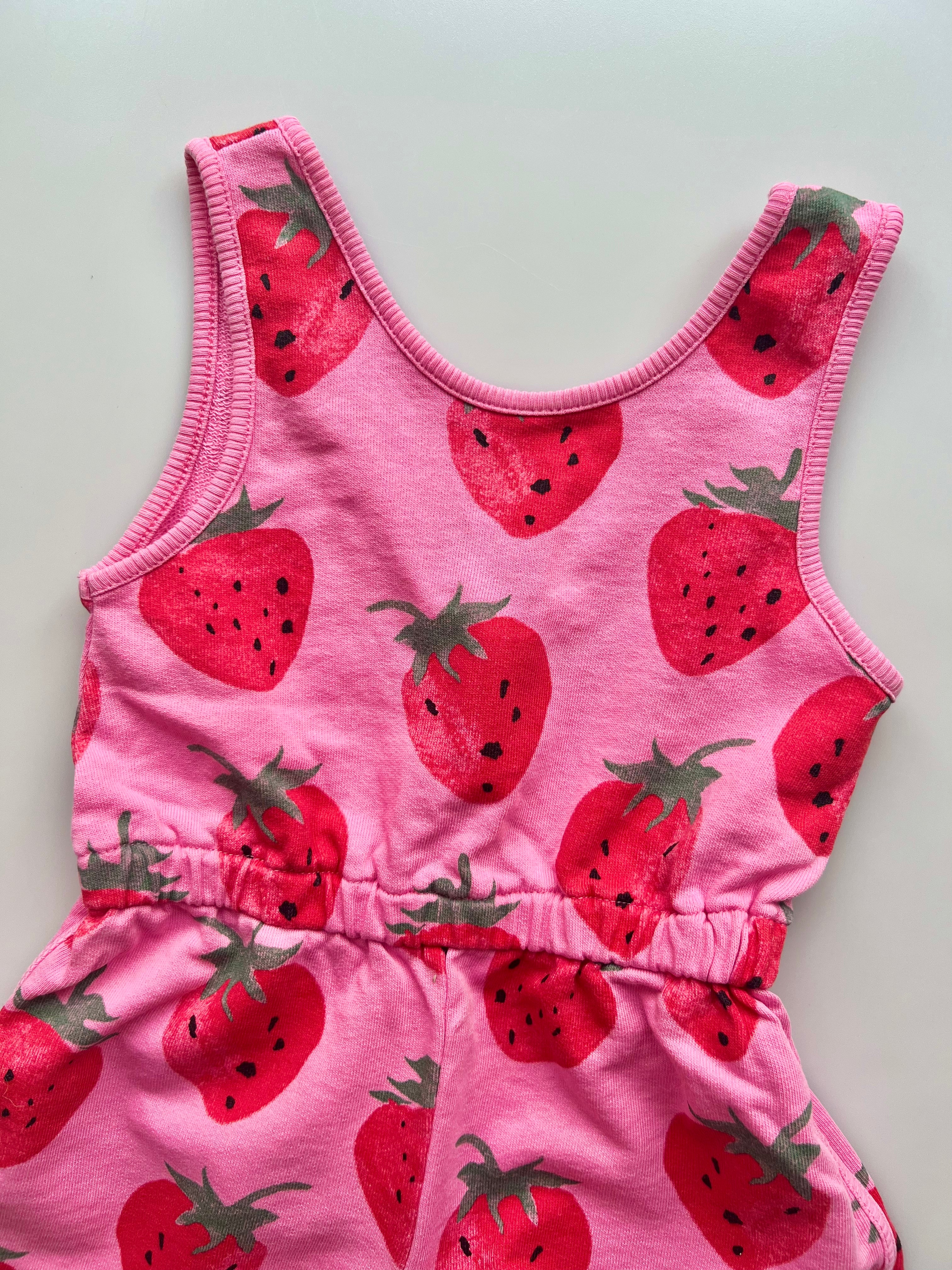 Zara Strawberry Romper 18-24 Months