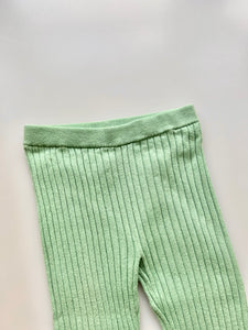 Arket Apple Ribbed Knit Leggings 6-12 Months