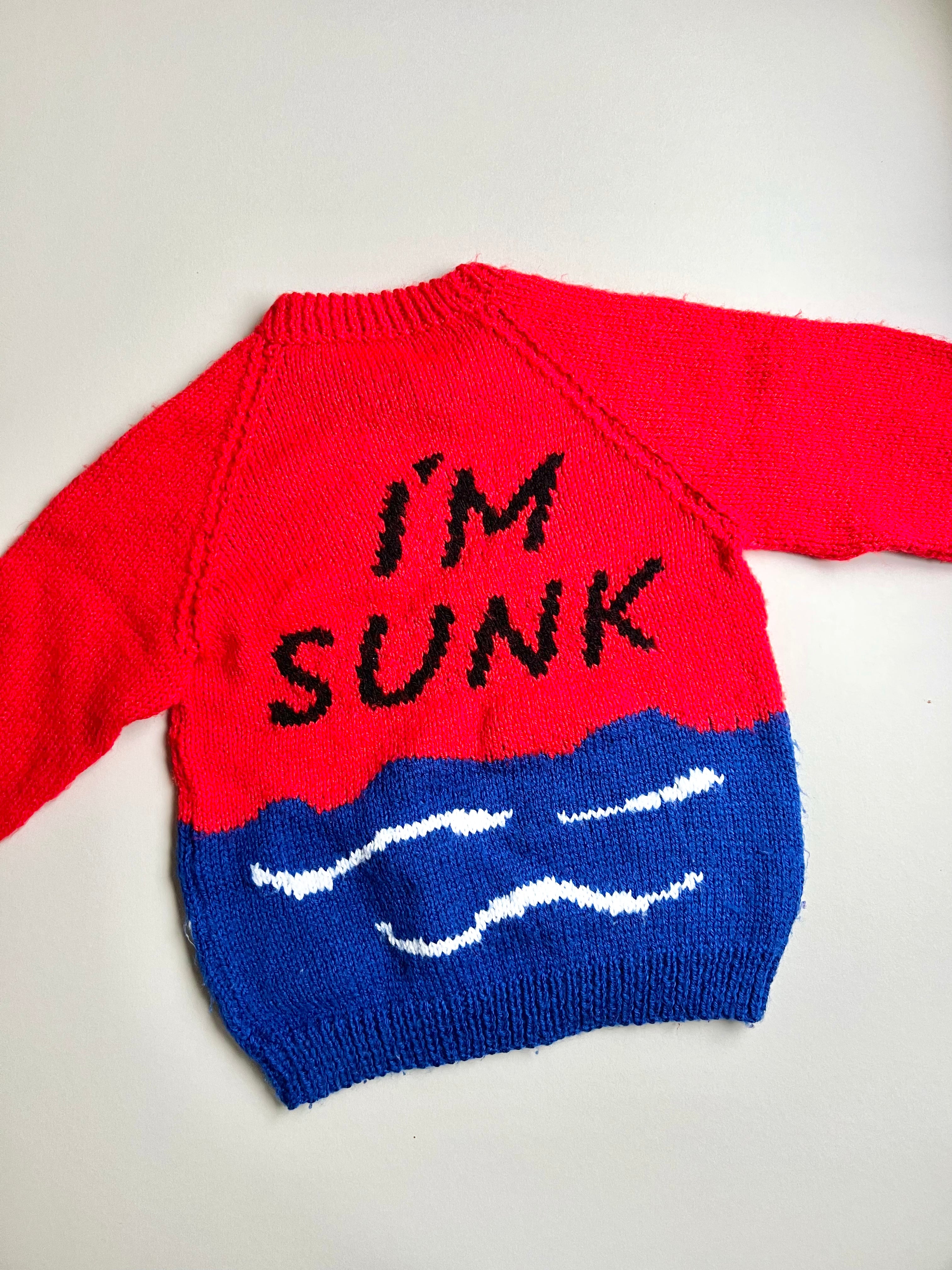 OOPS! Hand Knitted Jumper Age 4-6