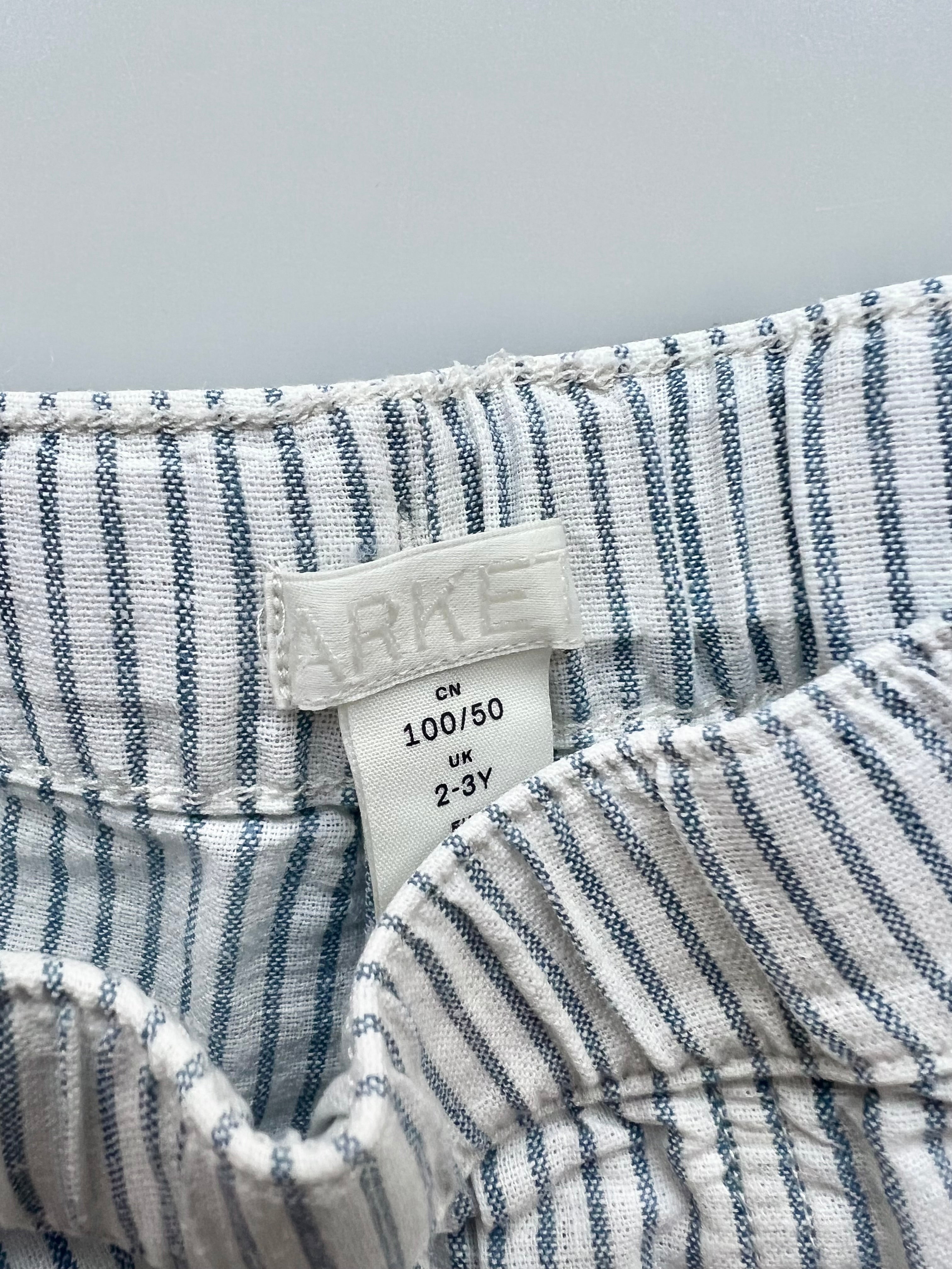 Arket Lightweight Stripe Trousers Age 2-3