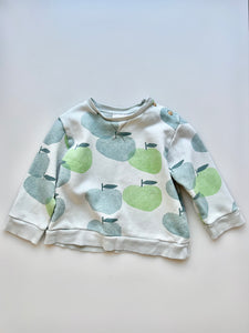 Zara Apple Sweatshirt 18-24 Months