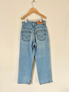 Vintage Levi's 550 Slim Relaxed Jeans Age 7X