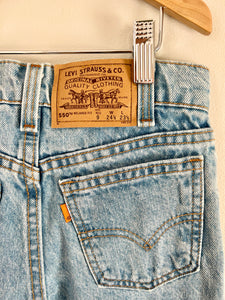 Vintage USA Made Levi's 550 Relaxed Jeans Age 9