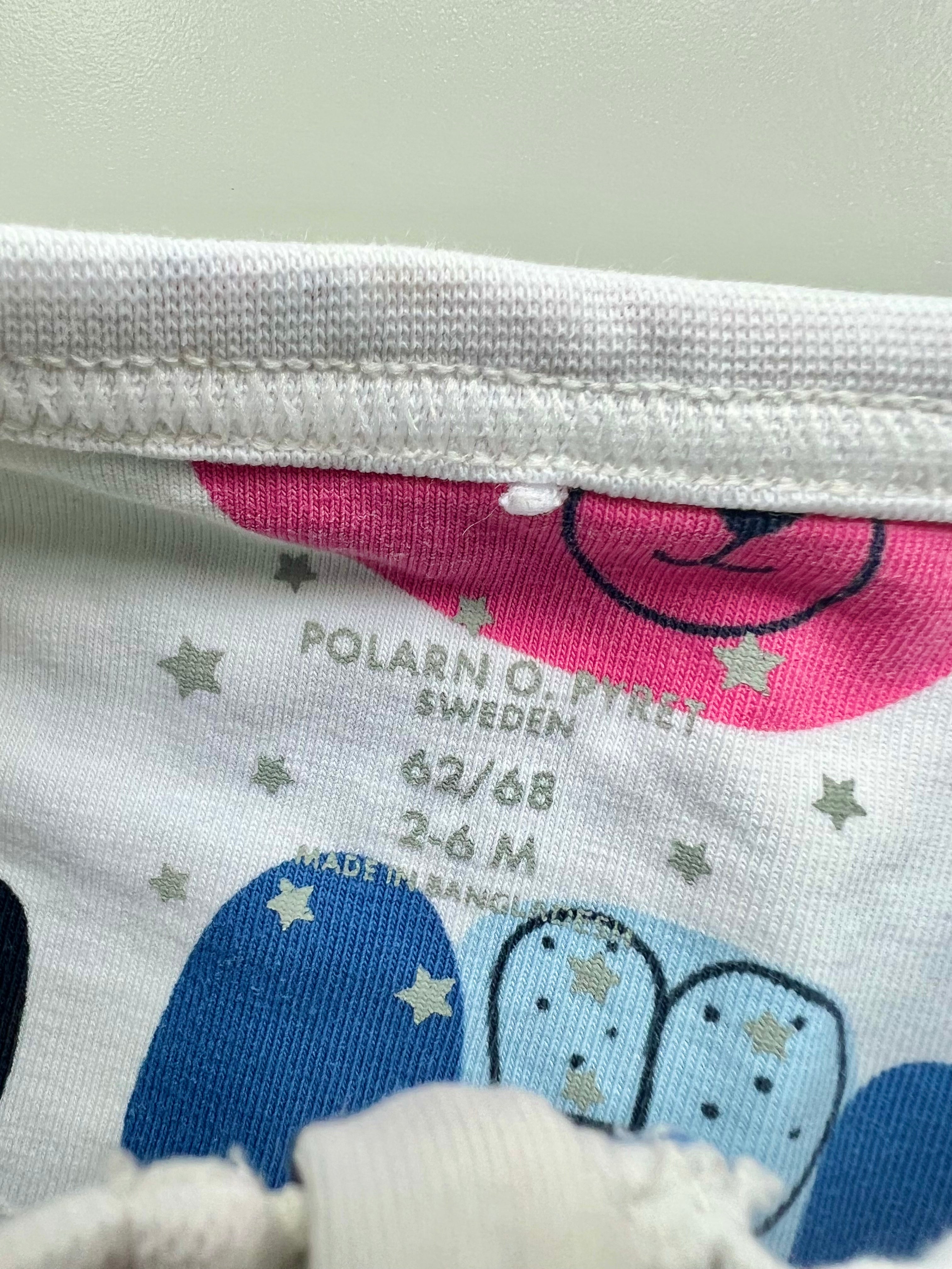 Polarn O. Pyret Animals Zipsuit 2-6 Months