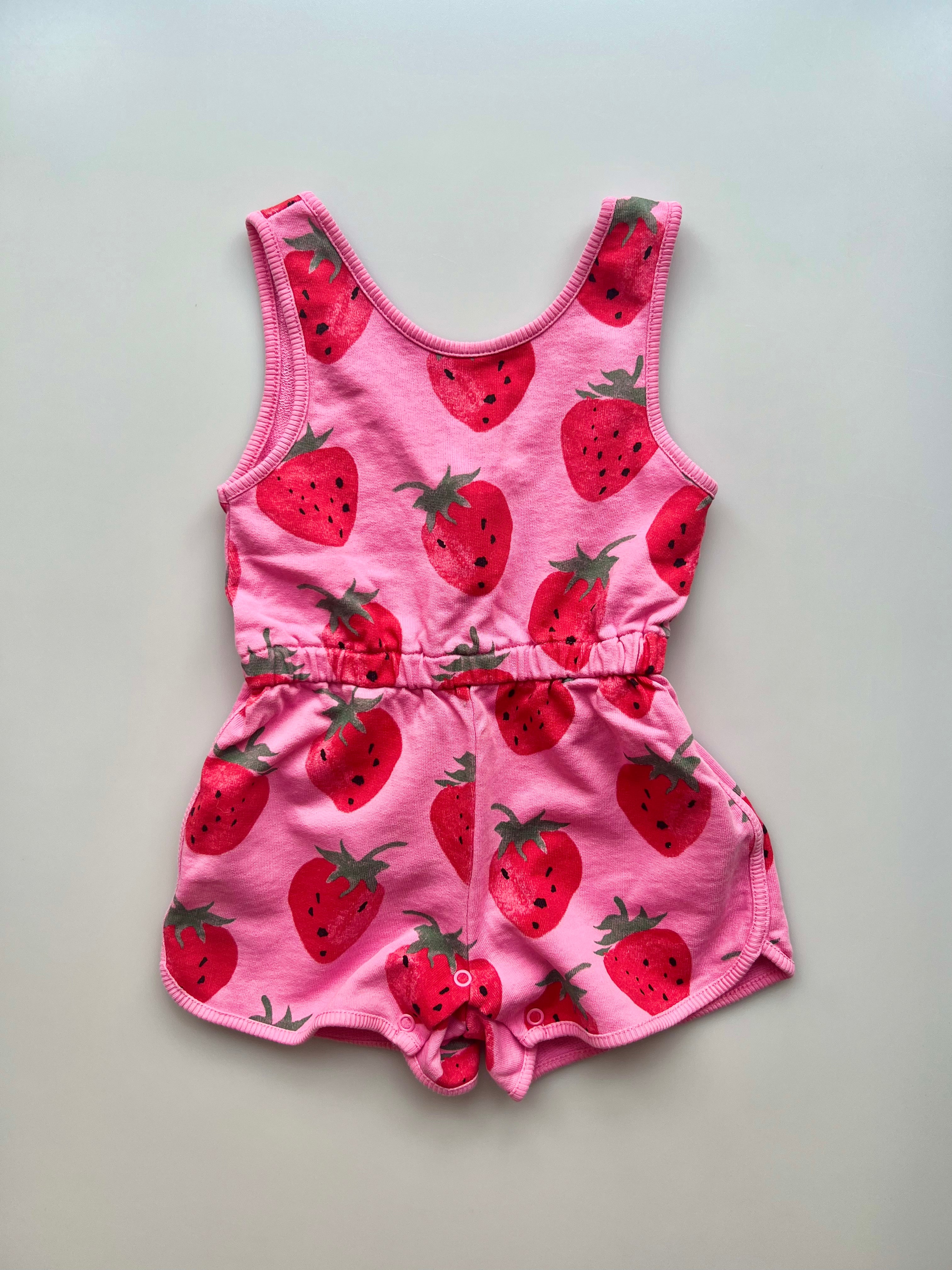 Zara Strawberry Romper 18-24 Months