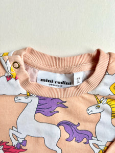 Mini Rodini Unicorn Sweatshirt 4-9 Months