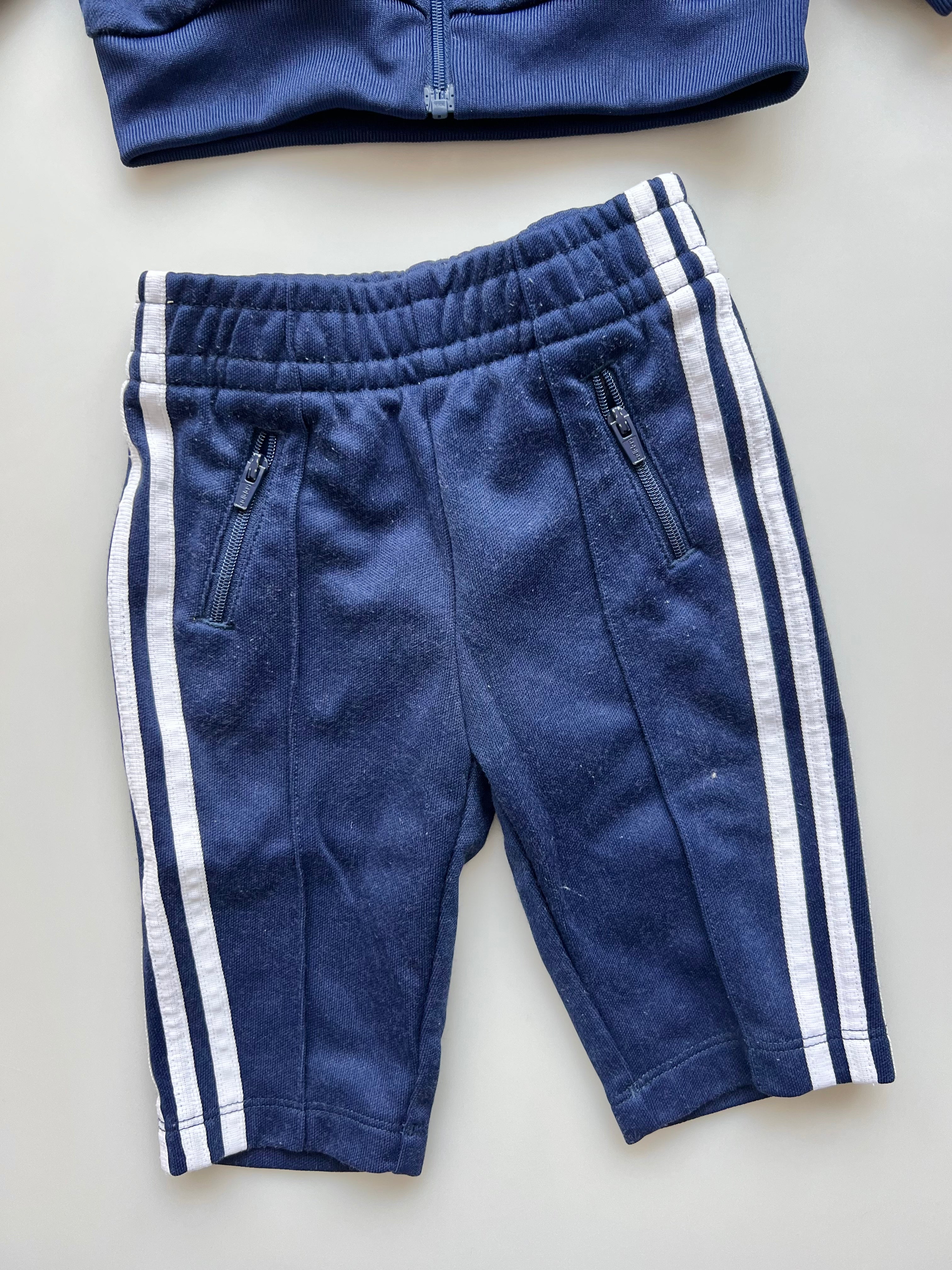 Adidas Blue Vintage Tracksuit 3-6 Months