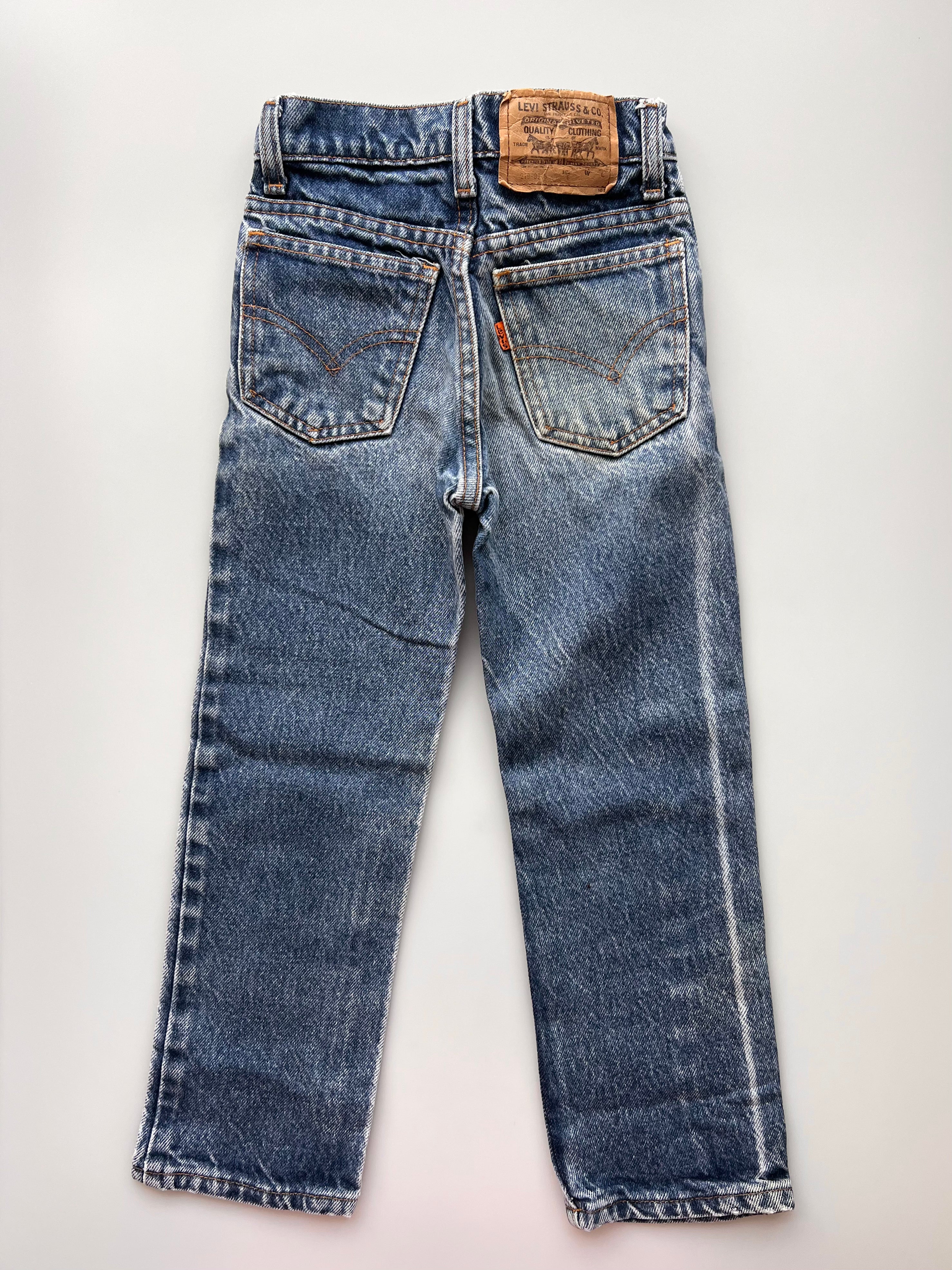 Levi's Perfect Vintage USA Made Stone Wash 501's Age 5-6