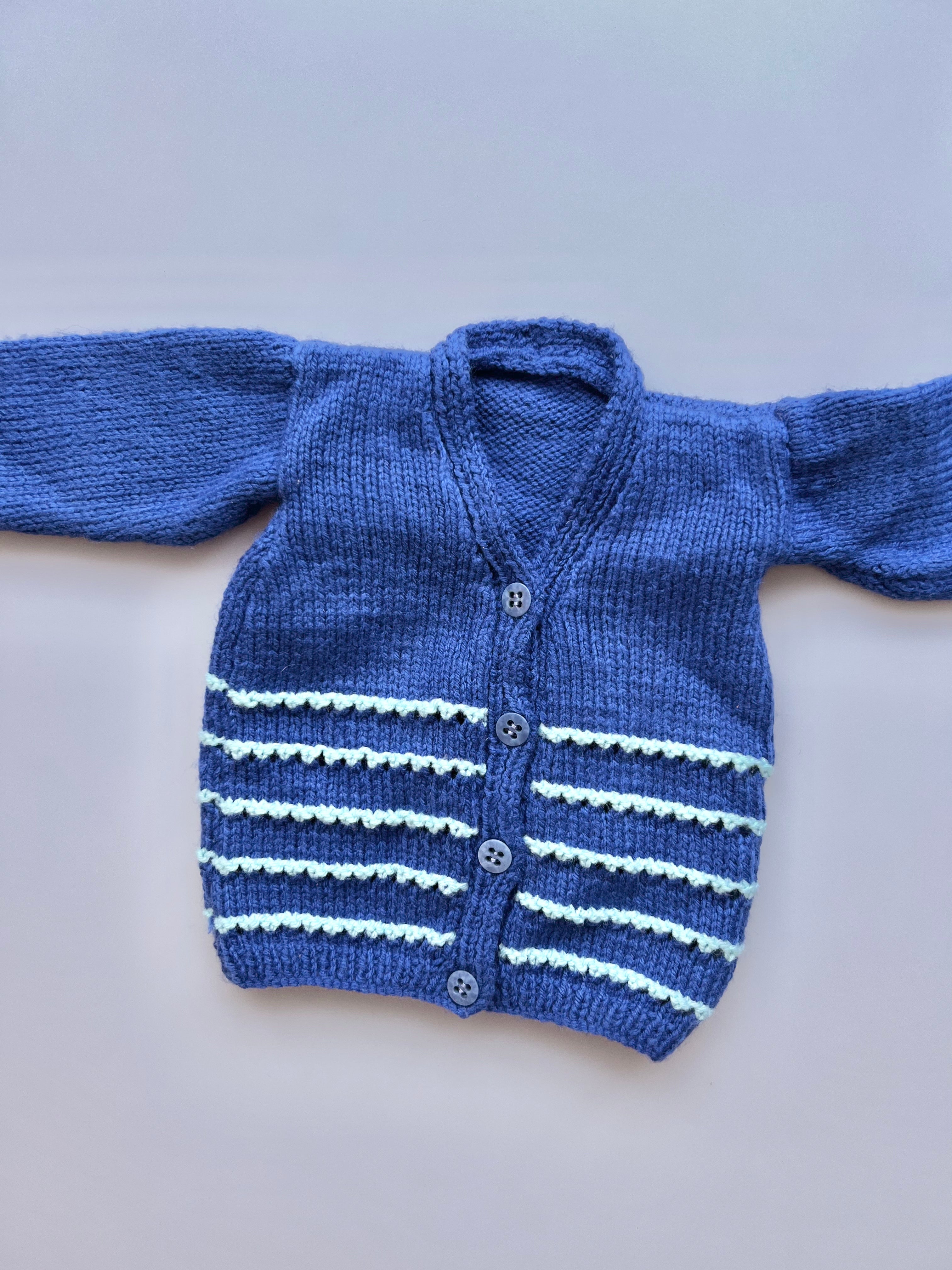 Hand Knitted Cardigan 6 Months