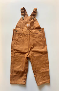 NEW Carhartt Canvas Fleece Lined Dungarees Age 2