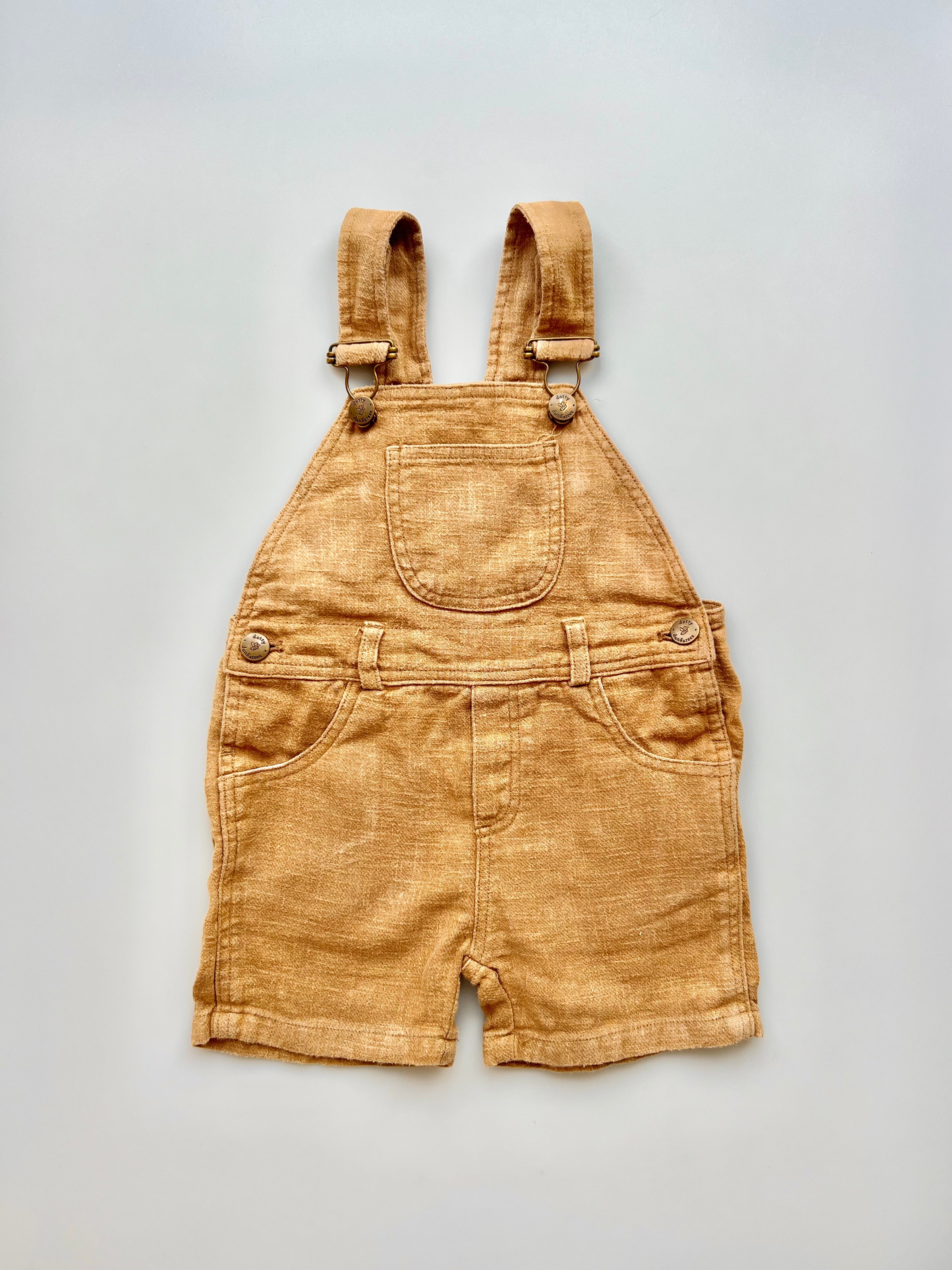 Dotty Dungarees Shorts 18-24 Months
