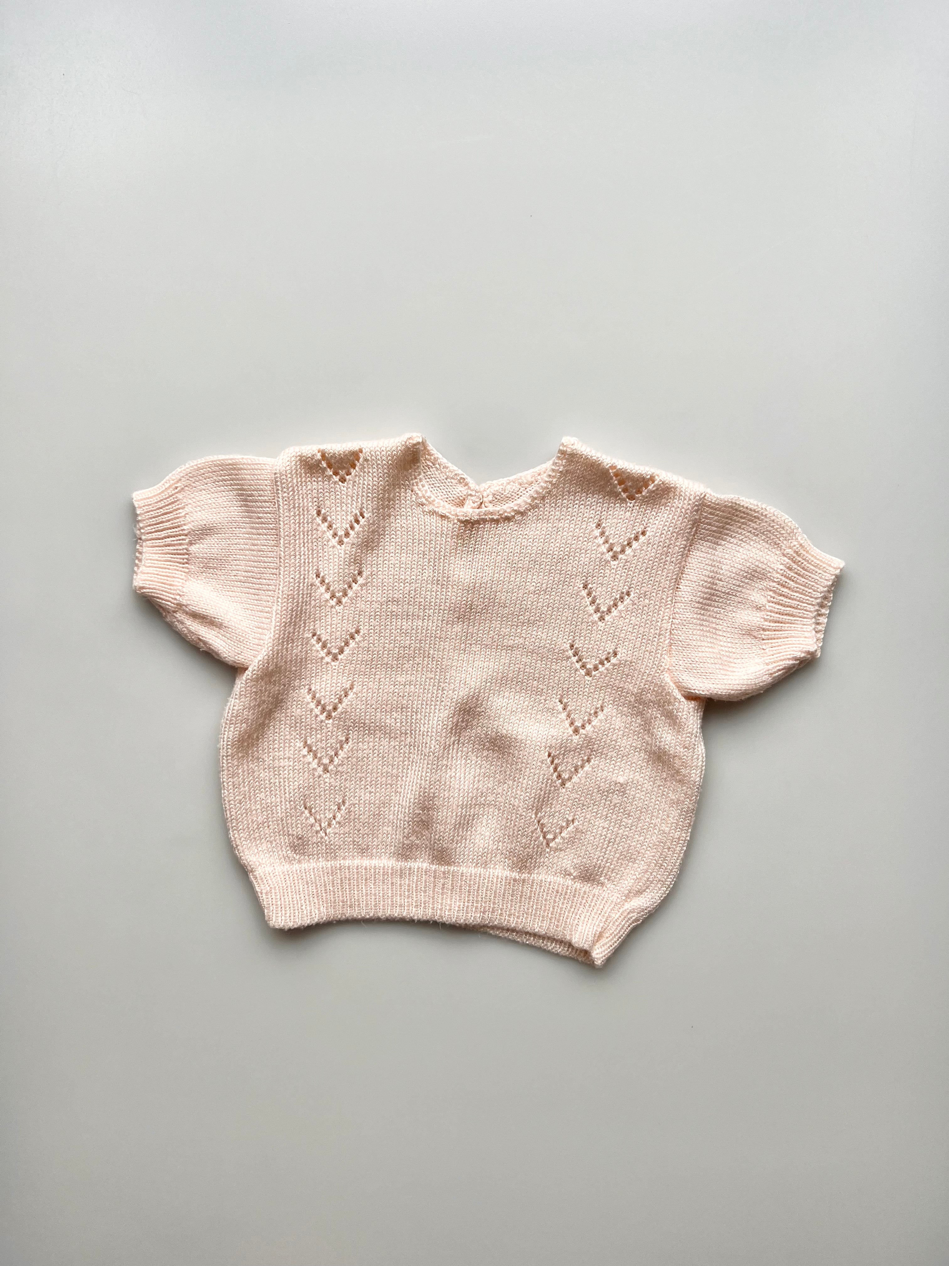 Vintage Blush Knitted Top 9-18 Months