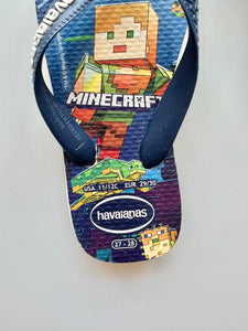 Haviana Minecraft Flip Flops Size 9/10