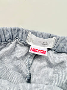 Zara Grey Soft Trousers 6-9 Months