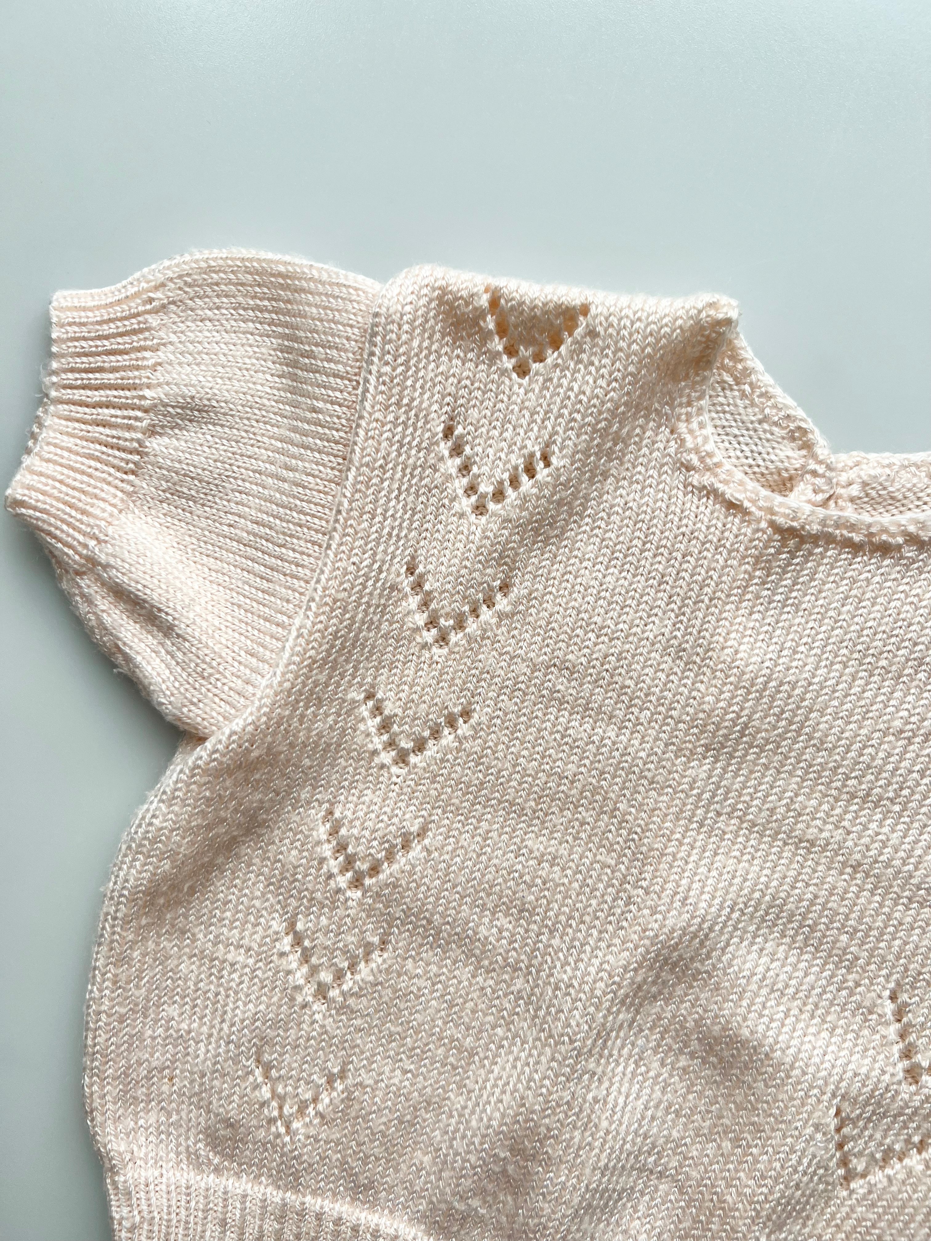 Vintage Blush Knitted Top 9-18 Months