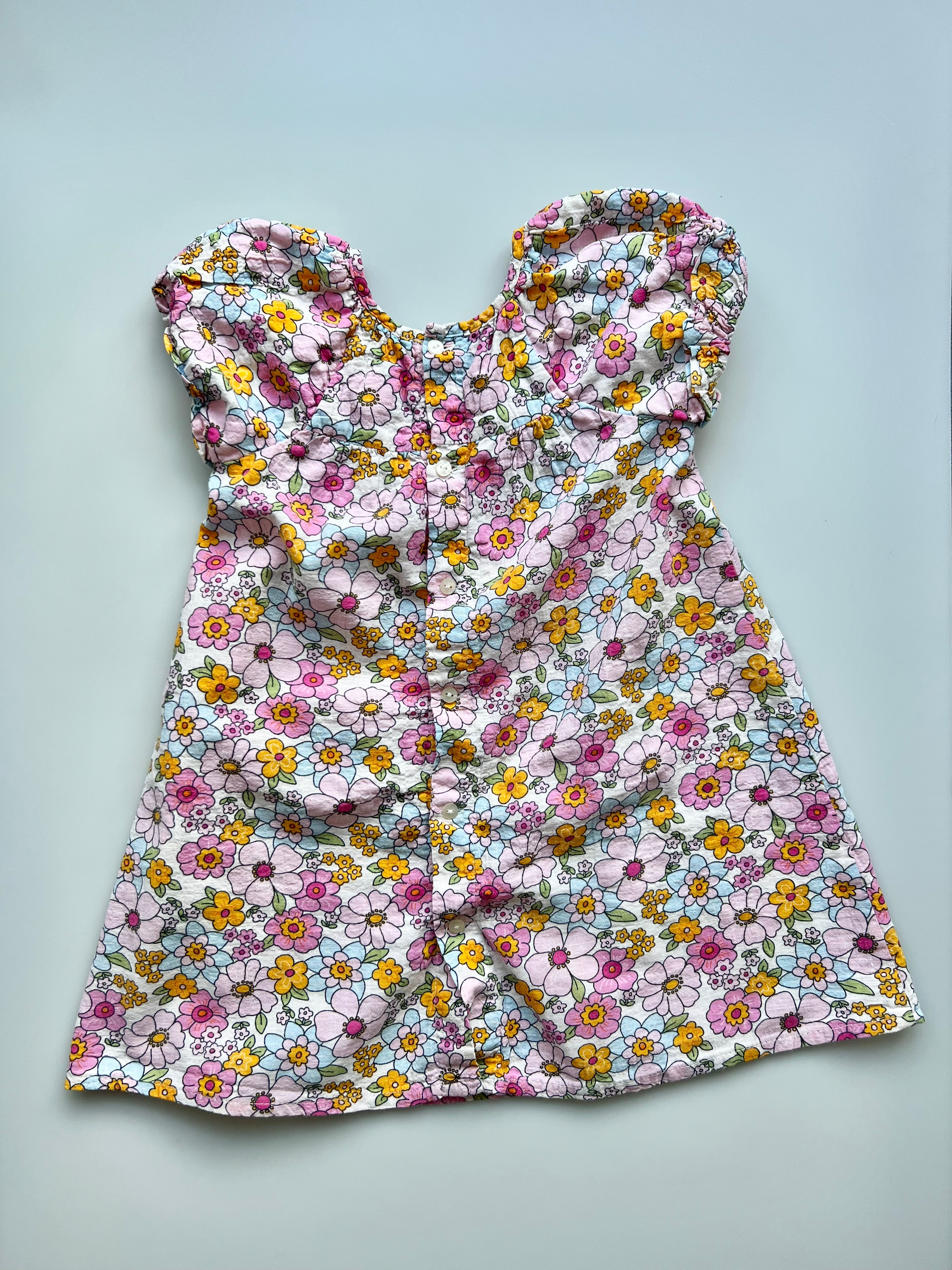 Zara Floral Dress Age 3-4