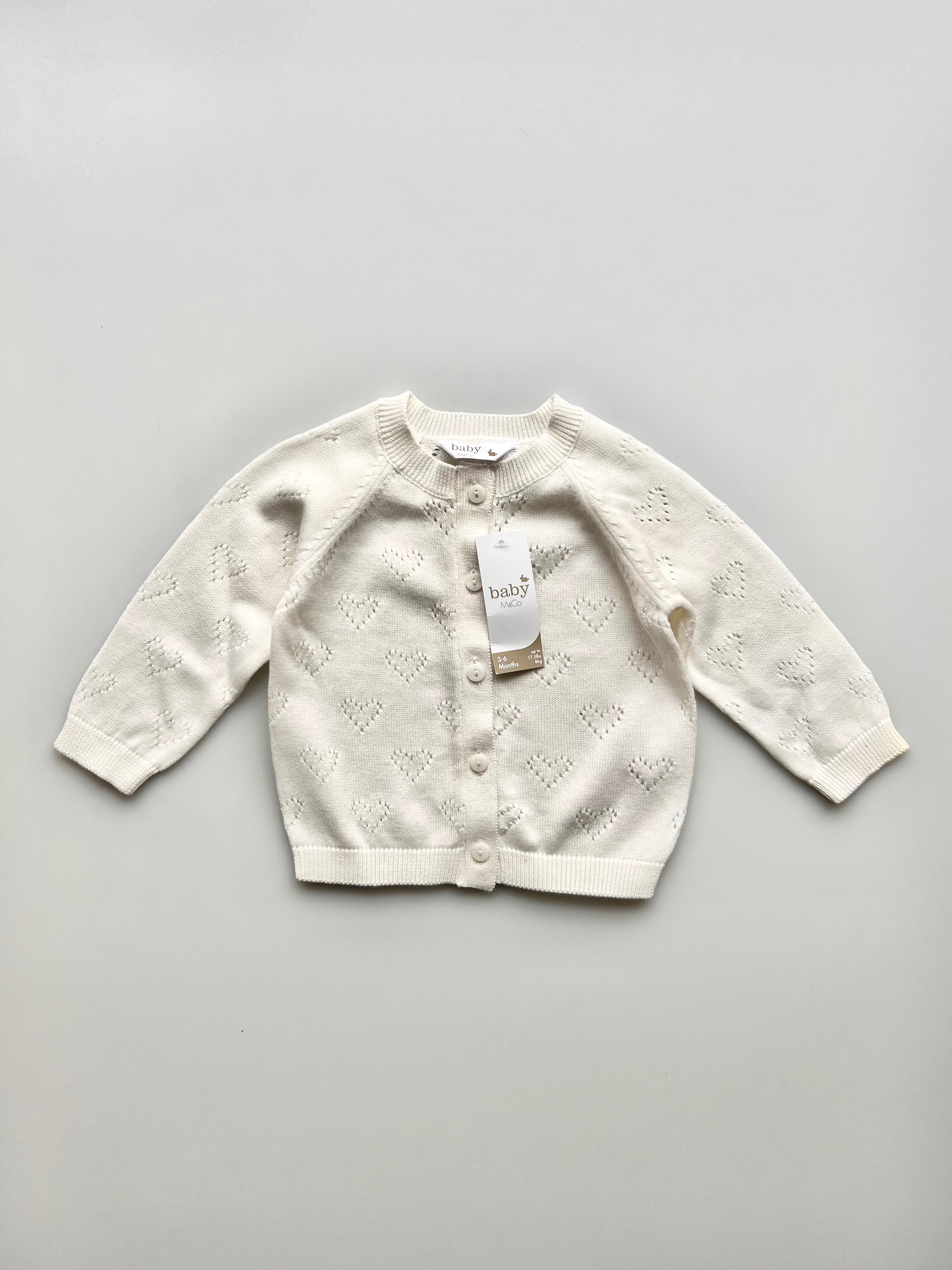 M&Co Baby Cardigan 3-6 Months