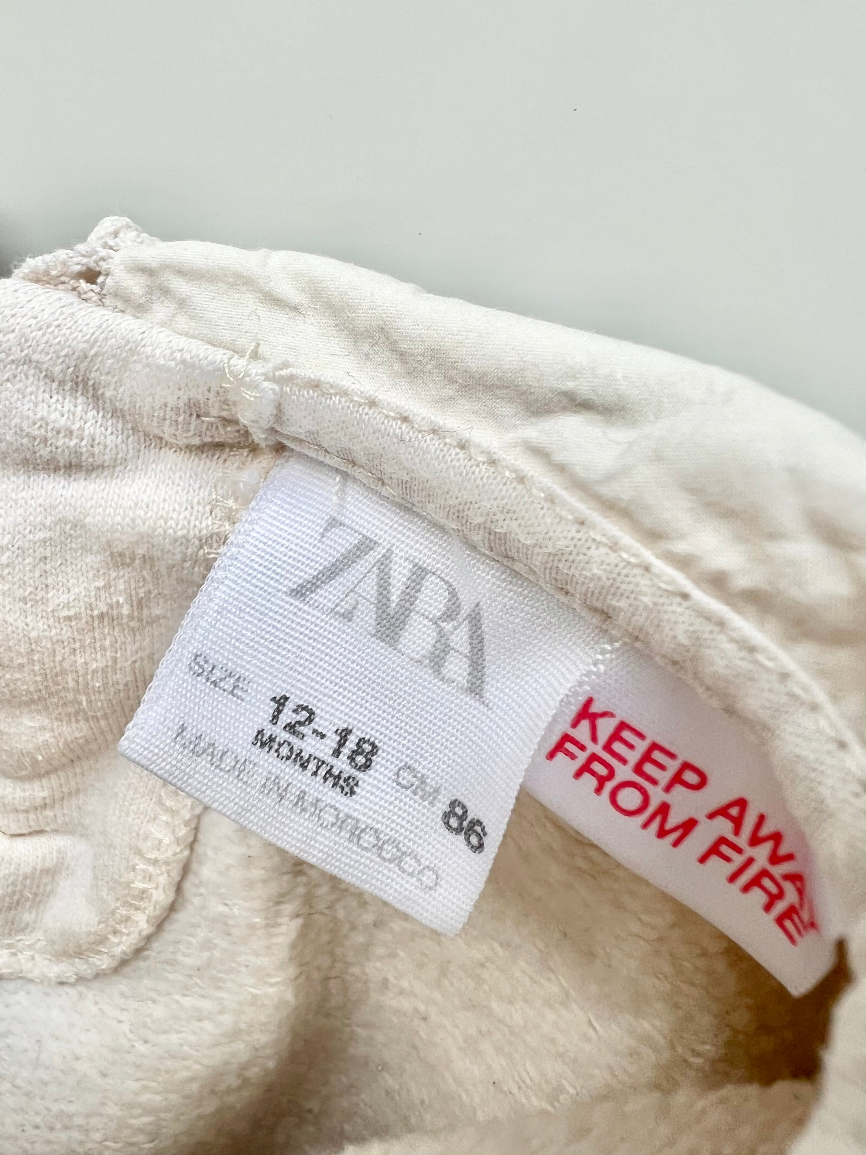 Zara Sweatshirt With Collar 12-18 Months