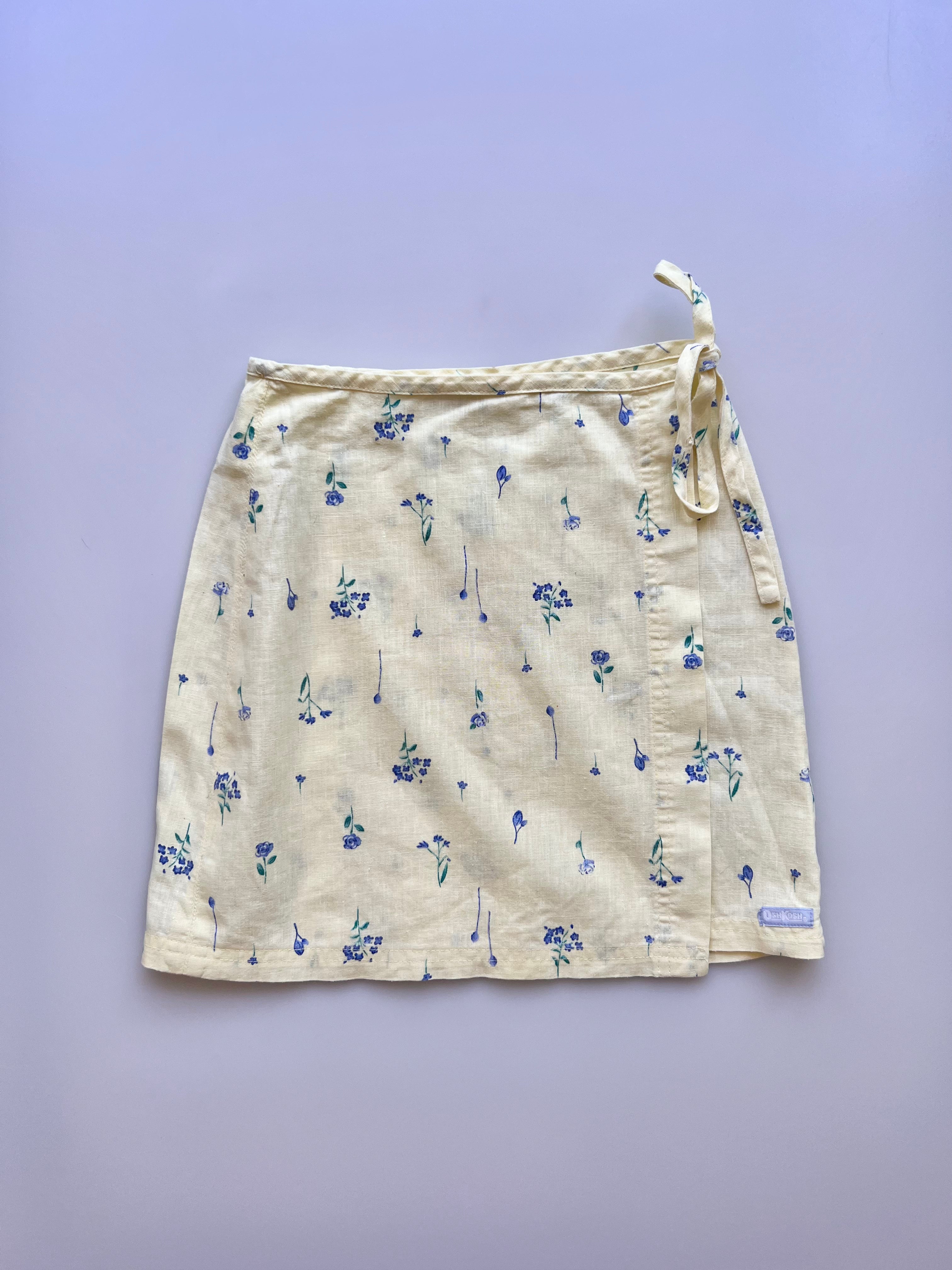 OshKosh B'gosh Vintage Linen Blend Skirt Age 6-7