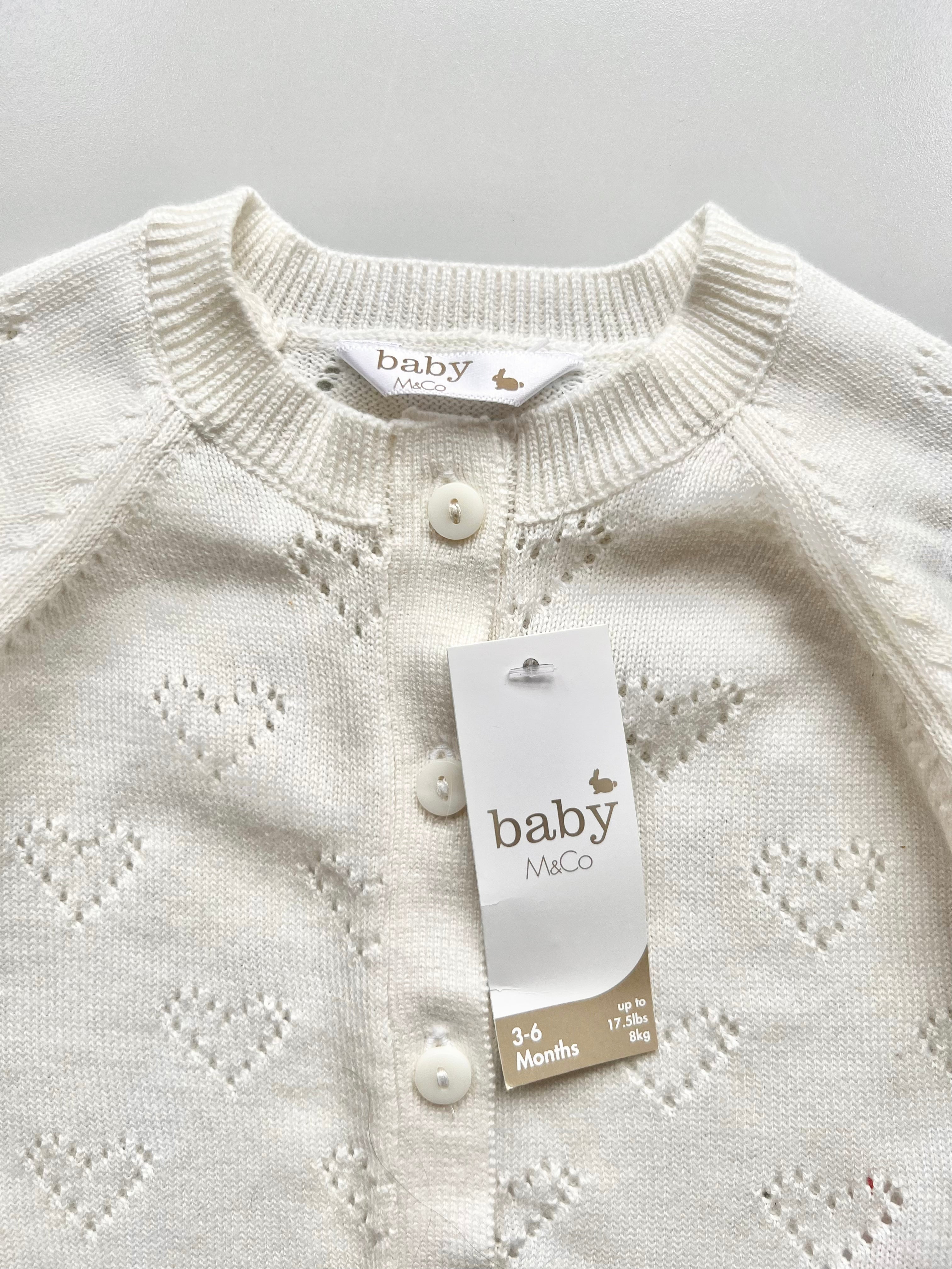 M&Co Baby Cardigan 3-6 Months