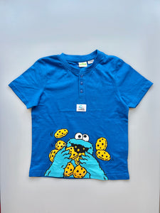 Sesame Street Cookie Monster Tee Shirt Age 6-8
