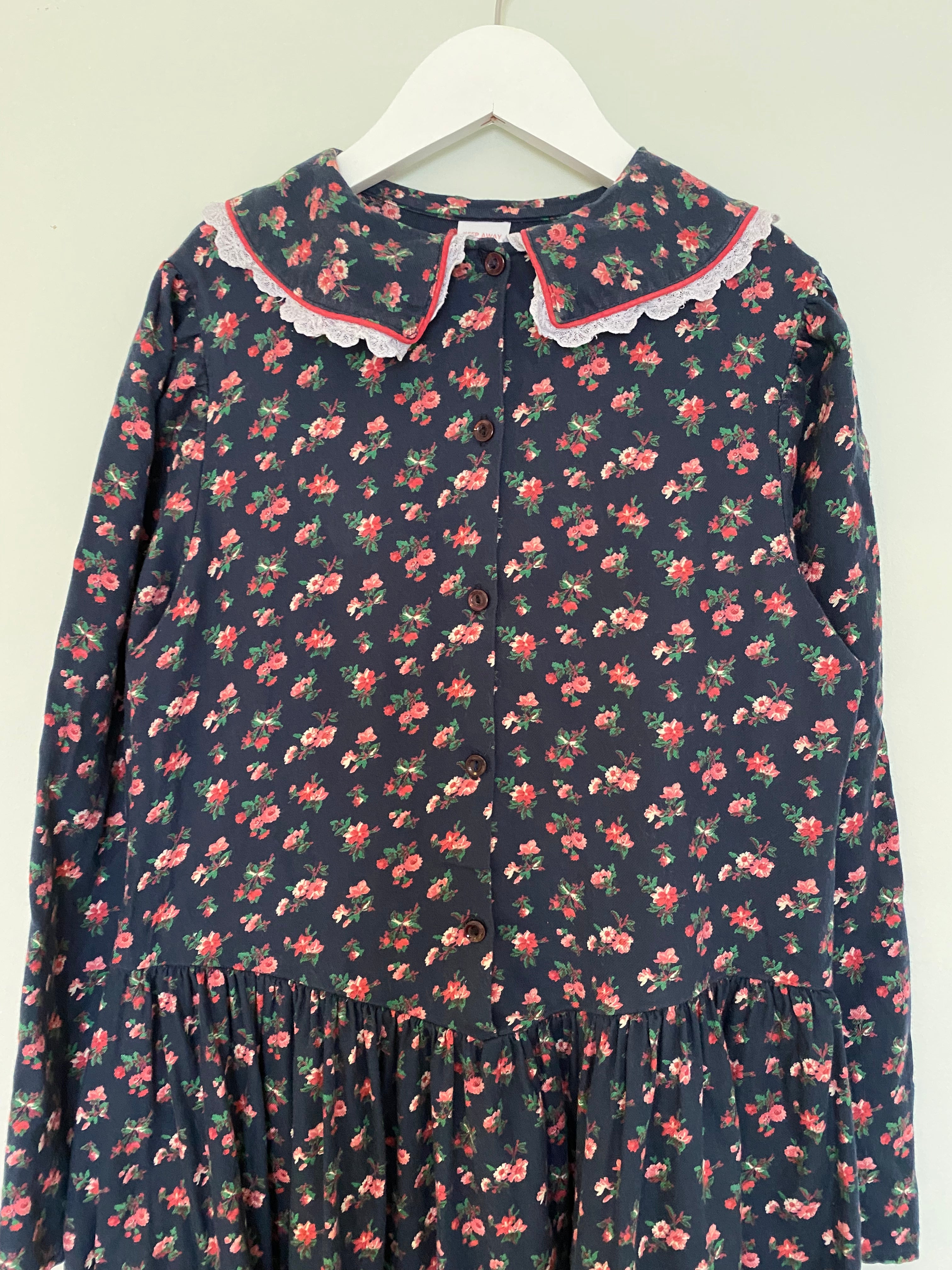 Vintage St Michael Floral Dress Age 10
