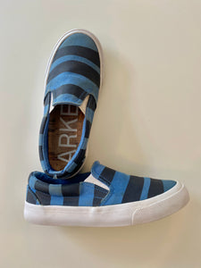 ARKET Stripey Canvas Sneakers Junior Size 11.5 (30)
