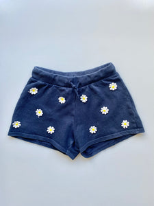 Jersey Shorts With Daisies Age 9