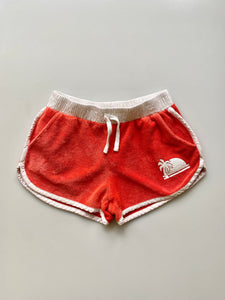 Zara Red Terry Towelling Shorts Age 10