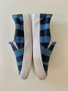 ARKET Stripey Canvas Sneakers Junior Size 11.5 (30)