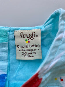 Frugi Organic Cotton Muslin Origami Print Top 2-3 years