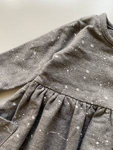 Grey Jersey Constellation Dress 3-6 months