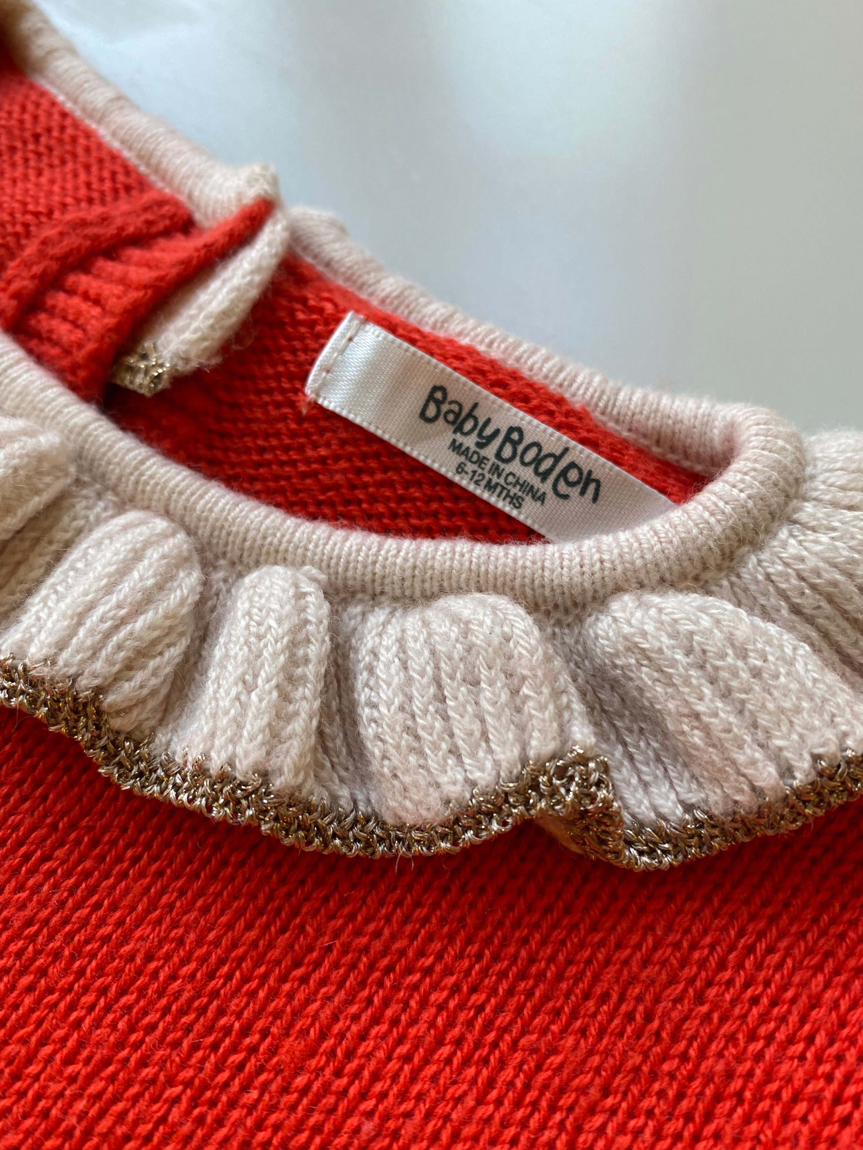 Baby Boden Cashmere Mix Jumper Dress 12-18 Months