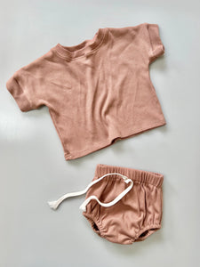 Fable & Ford Ribbed Rose Set 18-24 Months