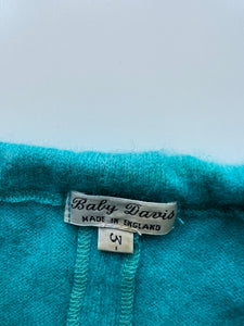 Baby Davis Turquoise Cashmere Joggers 0-3 Months