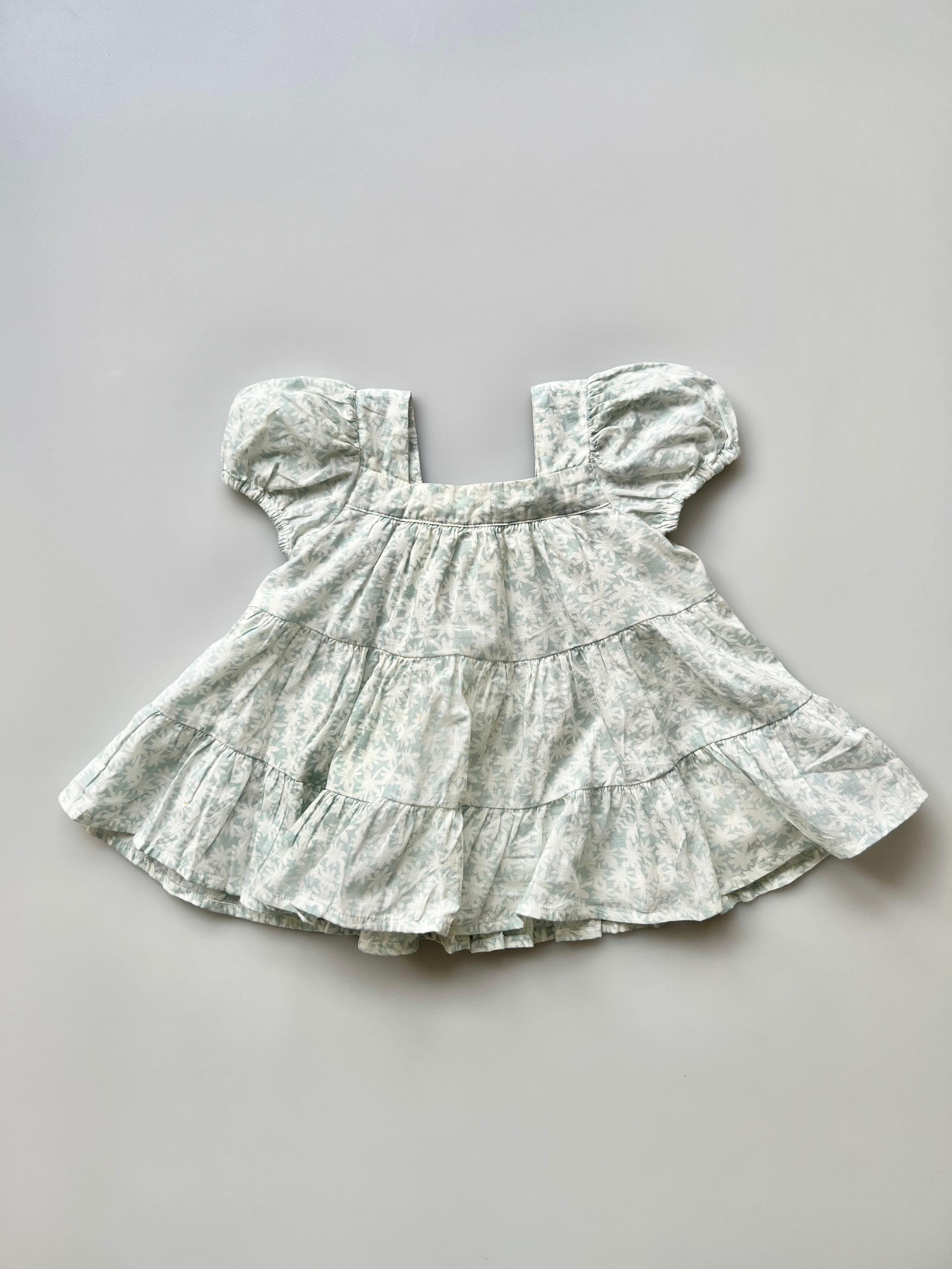 Baby Gap Floral Tiered Dress 0-3 Months