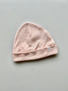 Mori Baby Pink Stripe Hat 0-3 Months