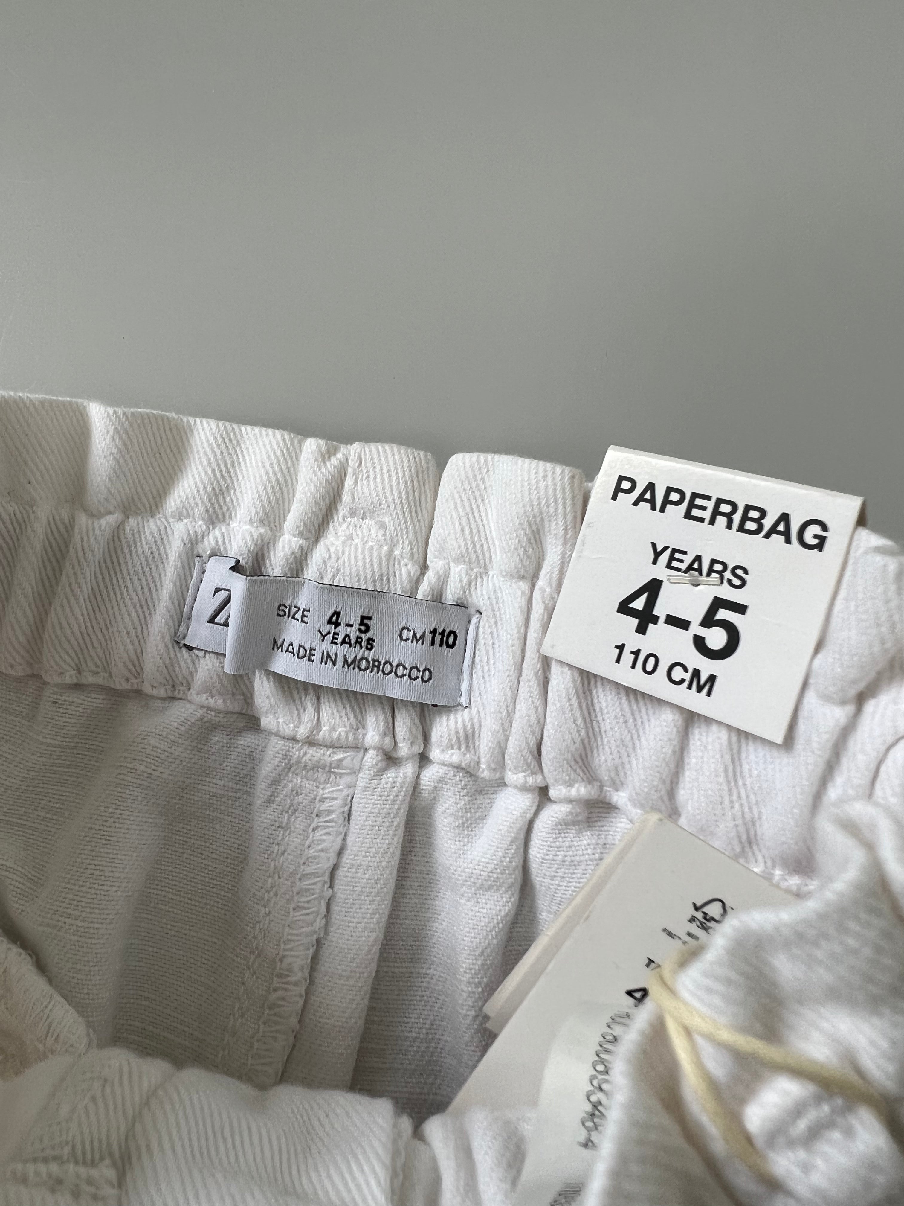 Zara Paperbag Jeans 4-5 years NEW