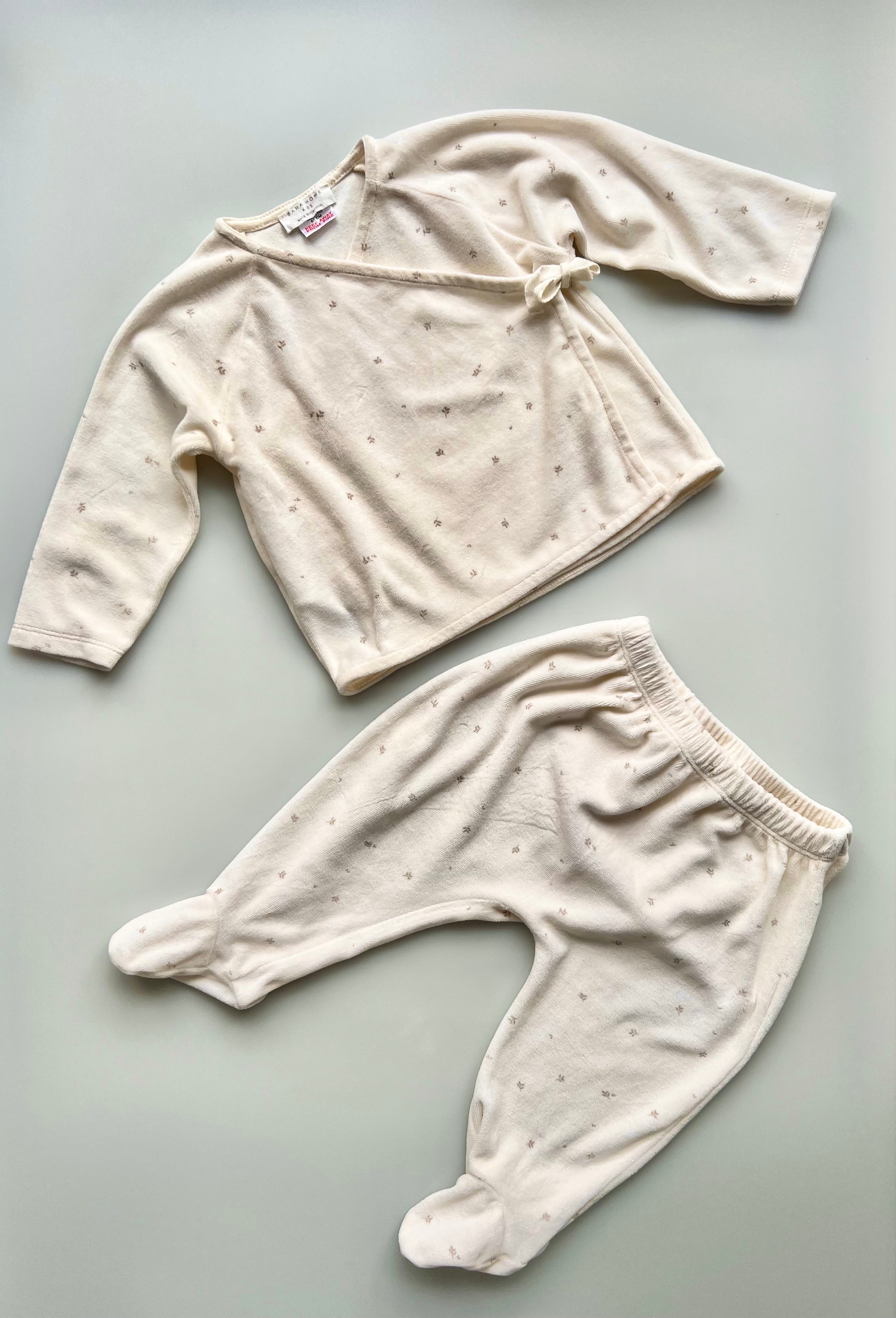 Zara Home Kids Velvet Set 9 12 Months Les Petits Champignons