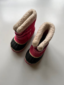 Sorel Waterproof Suede Fluff Lined Boots Size 6