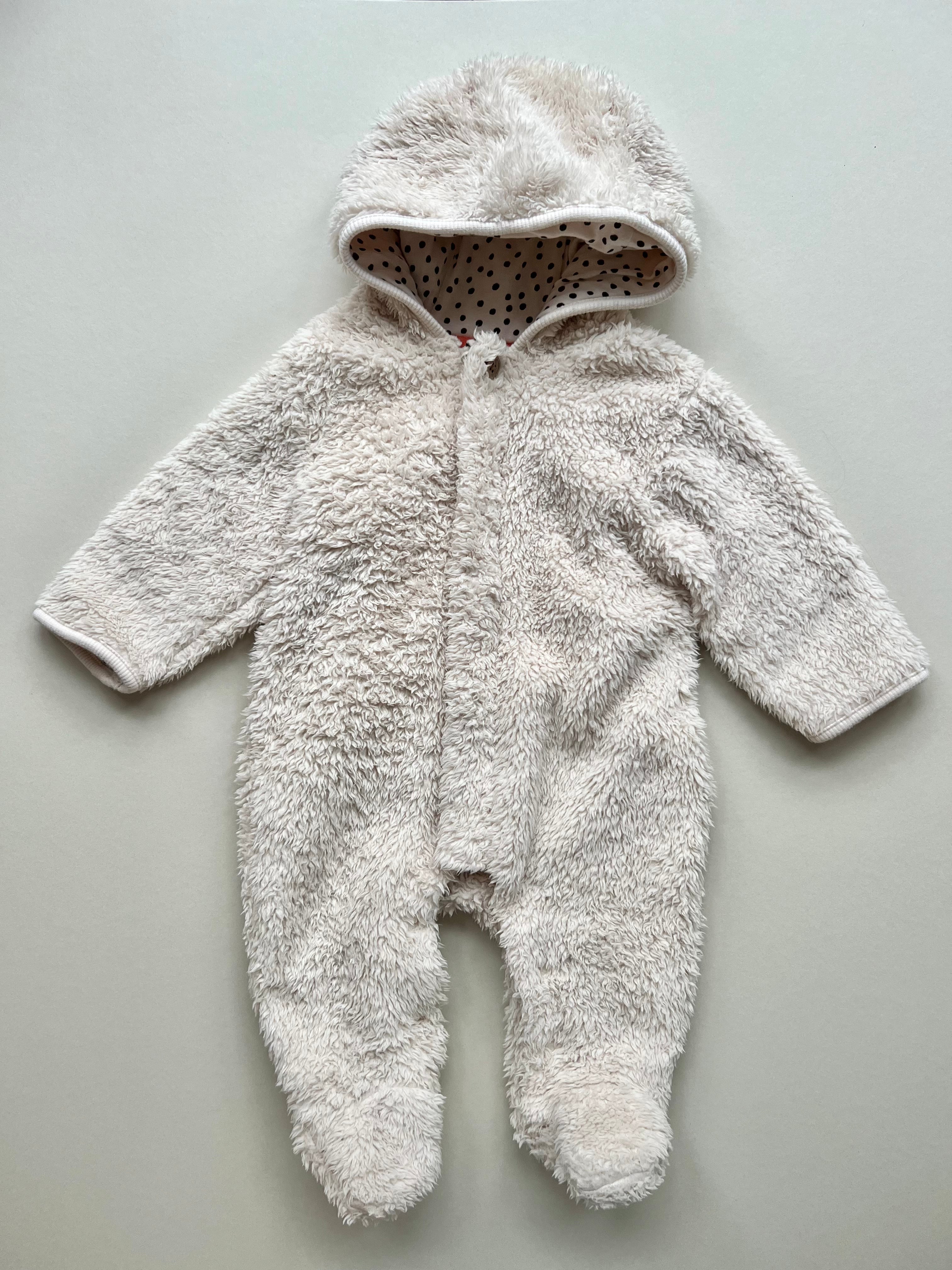 John Lewis Fluffy Snow Suit 0-3 Months