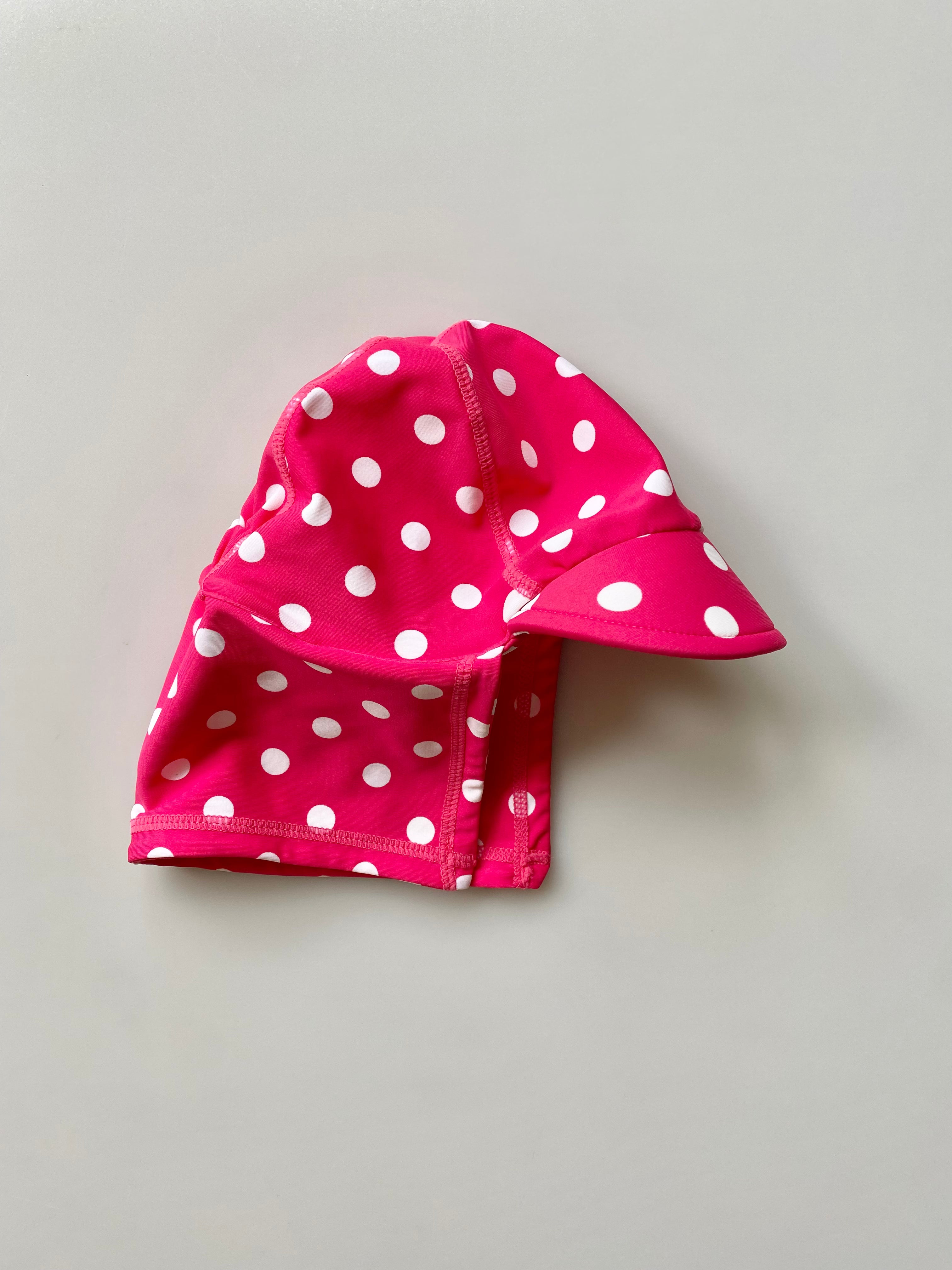 Frugi Organic Pink Spot Sun/Swim Hat 0-6 Months