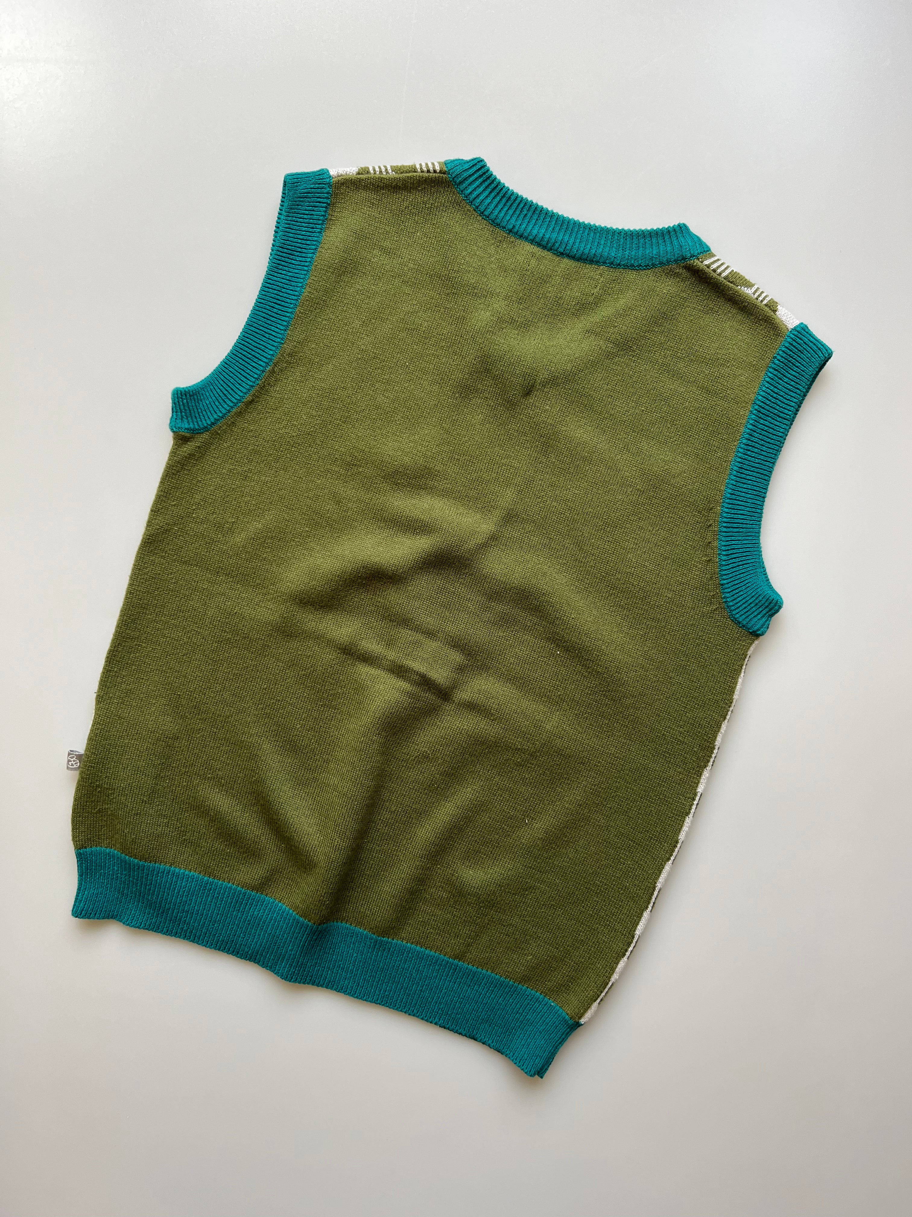 Vintage Knitted Vest Age 5-6